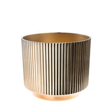 VASO ORO IN PLASTICA D. 17,5 X H 14,5 CM