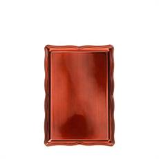 VASSOIO ROSSO IN PLASTICA 24 X 16 X H 2 CM