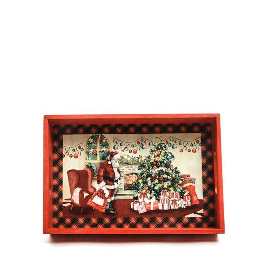 VASSOIO IN LEGNO 30 X 20 X H 5 CM