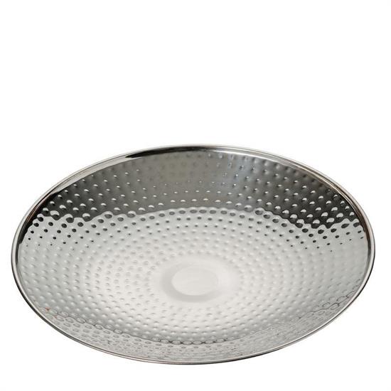 CENTROTAVOLA TONDO ACCIAIO D. 37 X H 4,5 CM