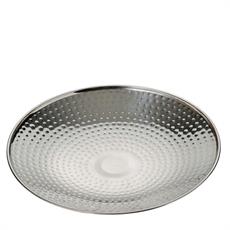 CENTROTAVOLA TONDO ACCIAIO D. 37 X H 4,5 CM