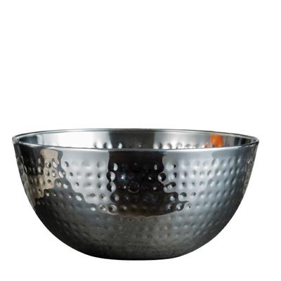 CENTROTAVOLA IN ACCIAIO D. 28 X H 13 CM