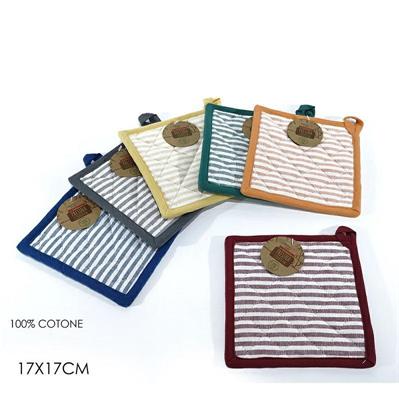 PRESINA RIGHE COTONE 17 X 17 CM ASS