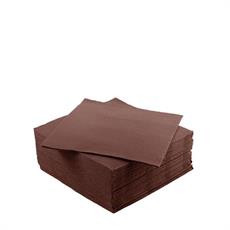 TOVAGLIOLO PUNTA A PUNTA 25 X 25 CM CONF. 100 PZ CIOCCOLATO