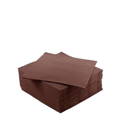 TOVAGLIOLO PUNTA A PUNTA 25 X 25 CM CONF. 100 PZ CIOCCOLATO