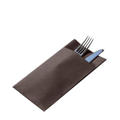 TOVAGLIOLO AIR LAID 33 X 40 CM TASCA SLIM CONF. 50 PZ CIOCCO