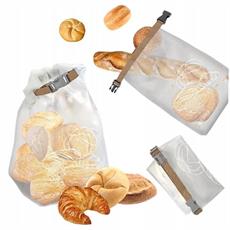 SACCHETTO PANE E ALIMENTI CON CHIUSURA ERMETICA