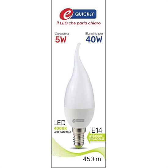 LAMPADINA LED COLPO DI VENTO E14 5W 4000K
