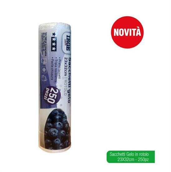 SACCHETTO GELO ROTOLO 23 X 32 CONF. 250 PZ