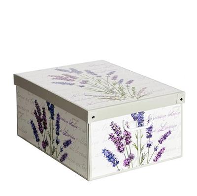 BAULE BAULETTO IN CARTONE CON MANIGLIE 50 X 40 X 25 CM