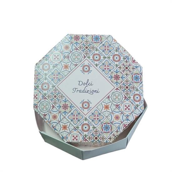 SCATOLA PORTAPASTIERA OTTAGONALE PICCOLA 25 CM