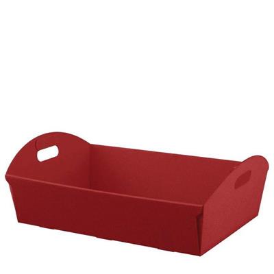 VASSOIO PICCOLO ONDA SCOPERTA 31 X 22 X 7 CM ROSSO