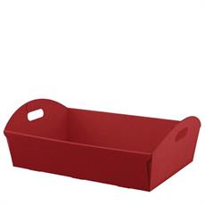 VASSOIO MEDIO ONDA SCOPERTA 35 X 26 X 8,5 CM ROSSO