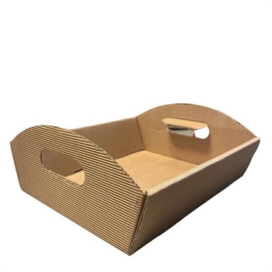 VASSOIO MEDIO ONDA SCOPERTO 35 X 26 X 8,5 CM AVANA