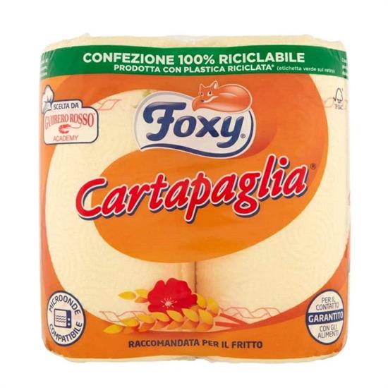 CARTA CUCINA FOXY CARTAPAGLIA 2 ROTOLI MAXI