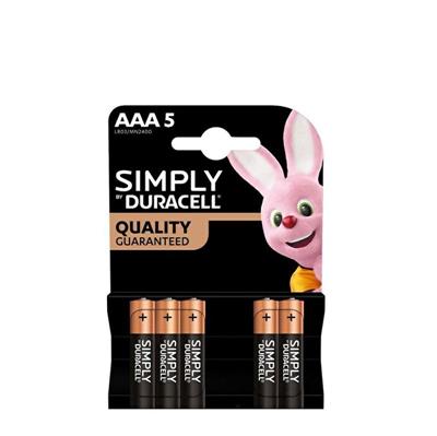PILA DURACELL SIMPLY AAA MINISTILO X 5