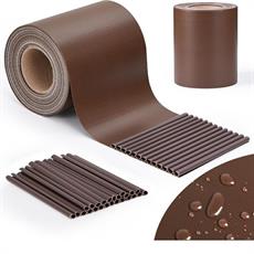 BANDA PRIVACY IN PVC H 19 X 35 MT + 25 CLIPS MARRONE