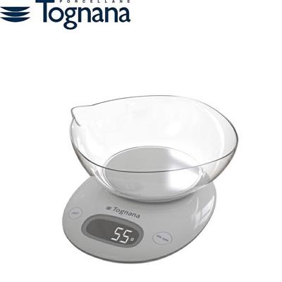 BILANCIA DA CUCINA CON CIOTOLA 5 KG IRIDEA GRIGIO PERLA