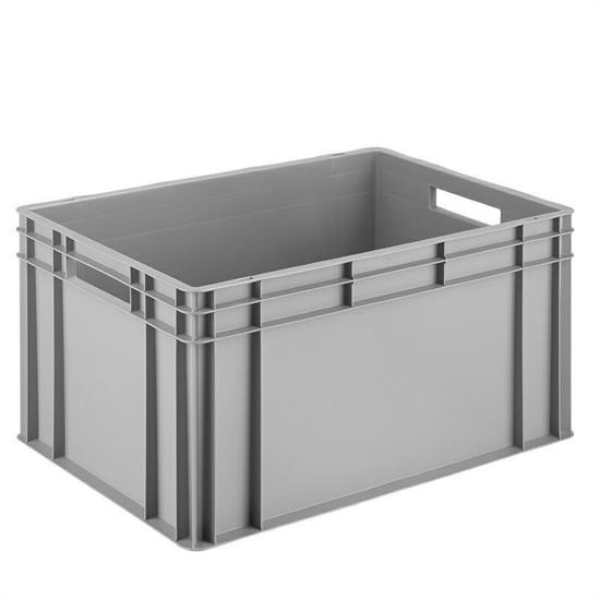 CASSETTA EUROBOX 60 X 40 X H 32 CM GRIGIO