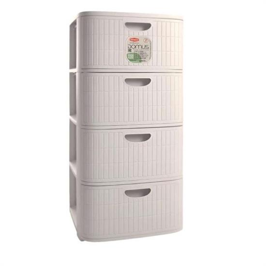 CASSETTIERA DOMUS 4 BIANCO POLVERE