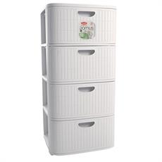 CASSETTIERA DOMUS 4 BIANCO POLVERE