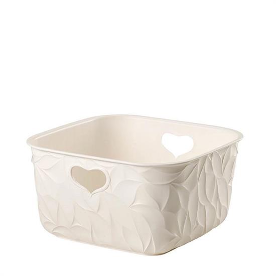 CESTINO TUTTO QUI COLORE PANNA