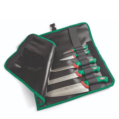 ROTOLO COLTELLI CUOCO PREMANA SET 5 PZ