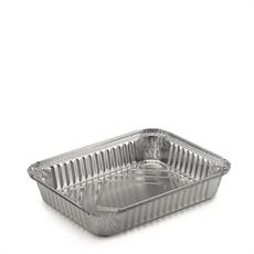 CONTENITORE RETTANGOLARE ALLUMINIO CON COPERCHIO 4 POR 50 PZ
