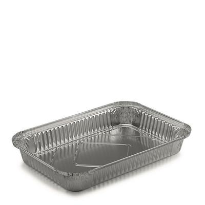 CONTENITORE RETTANGOLARE ALLUMINIO CON COPERCHIO 6 POR 25 PZ