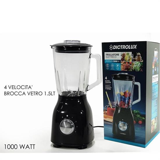 FRULLATORE SHAKE POWER IN VETRO 1,5 LT 1000W