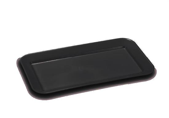 PIATTO RETTANGOLARE SALUMI 30 X 16 CM NERO ART. 4600RC1/N