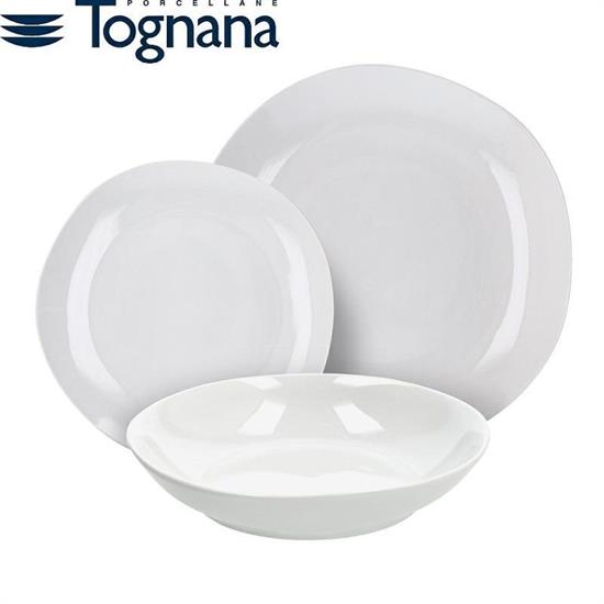 PIATTO SERVIZIO 18 PZ DELPHI BIANCO