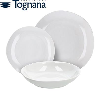 PIATTO SERVIZIO 18 PZ DELPHI BIANCO