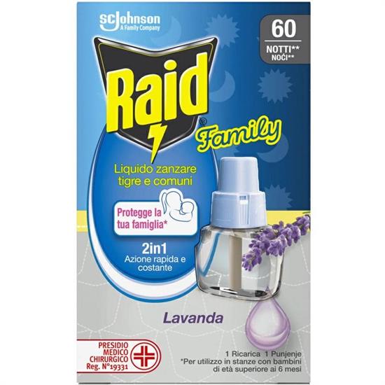 RAID LIQUIDO RICARICA FAMILY 60 NOTTI LAVANDA