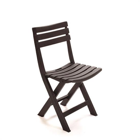 SEDIA PIEGHEVOLE BIRKI ANTRACITE 44 X 41 X 78 CM 2,65 KG