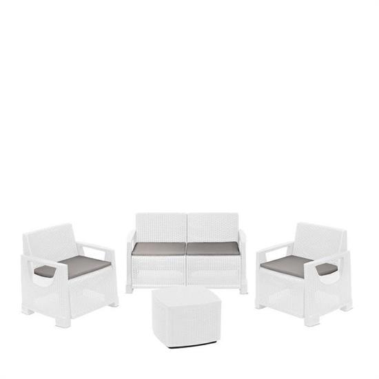 SET DA GIARDINO BELLAGIO BIANCO