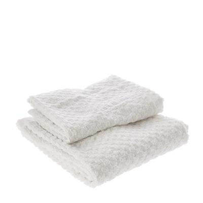 ASCIUGAMANO TRAVIS BIANCO SET 2 PZ 36 X 56 / 53 X 96 CM