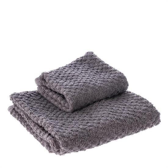 ASCIUGAMANO TRAVIS GRIGIO SET 2 PZ 36 X 56 / 53 X 96 CM