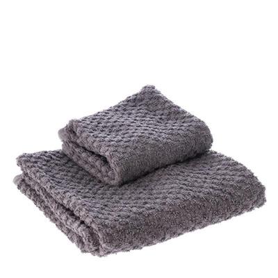 ASCIUGAMANO TRAVIS GRIGIO SET 2 PZ 36 X 56 / 53 X 96 CM