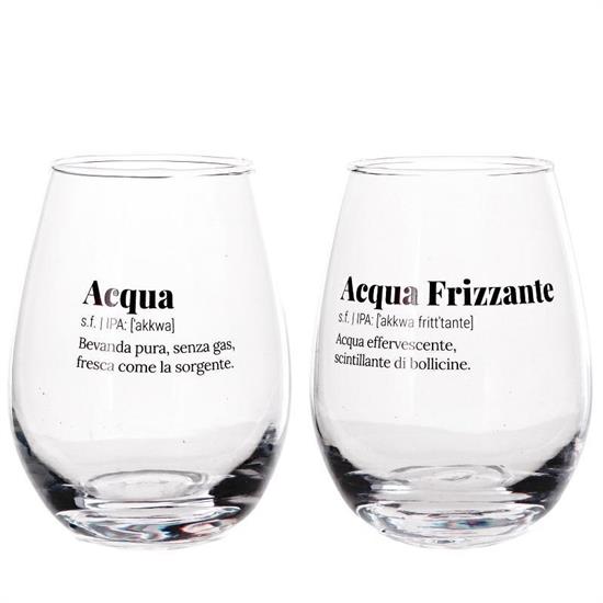 BICCHIERE VET JASER 34 CL SET 2 PZ 2 DECORI ASS