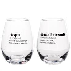 BICCHIERE VET JASER 34 CL SET 2 PZ 2 DECORI ASS