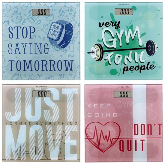 BILANCIA DIGITALE PESAPERSONA 30 X 30 X H 2,5 CM 4 ASS