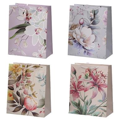 BORSA IN CARTA 41 X 21 X H 50 CM 4 DECORI ASS