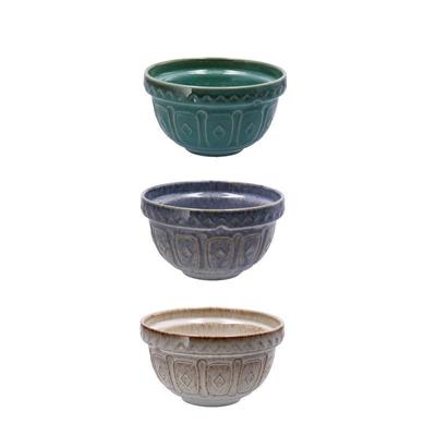 CIOTOLA IN CERAMICA WIRTZ D. 15 X H 8,5 CM 3 COLORI ASS