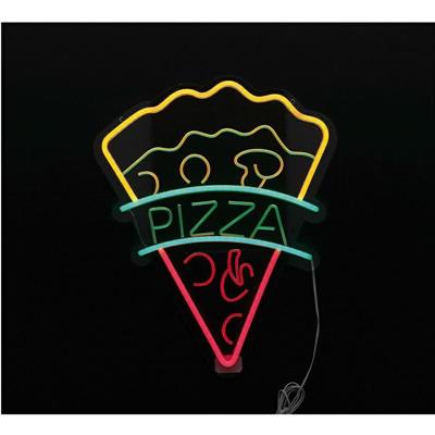 INSEGNA LUMINOSA NEON LED PIZZA 34 X 42 CM
