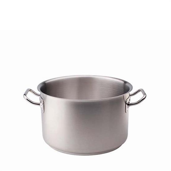 CASSERUOLA ALTA INOX 18/10 2 MANICI 20 CM