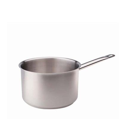 CASSERUOLA ALTA INOX 18/10 1 MANICO CON BECCHI 14 CM