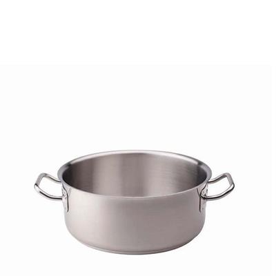 CASSERUOLA BASSA INOX 18/10 2 MANICI 28 CM