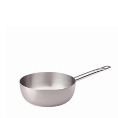 CASSERUOLA CONICA INOX 18/10 1 MANICO 16 CM