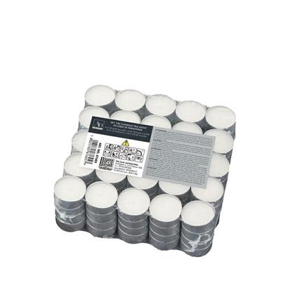 CANDELA TEA LIGHT BIANCA D. 3,6 CM 9 GR CONF. 100 PZ